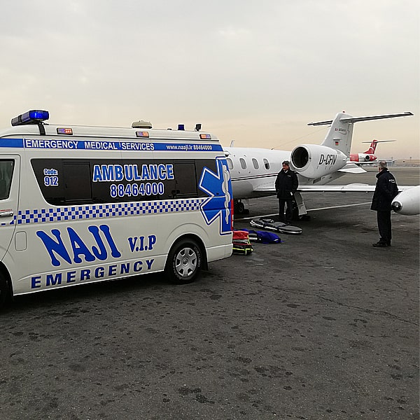 انتقال بیمار به بیمارستان با هواپیما | ناجی کو